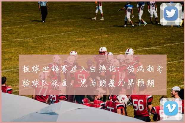 板球世锦赛进入白热化：伤病潮考验球队深度，黑马颠覆外界预期